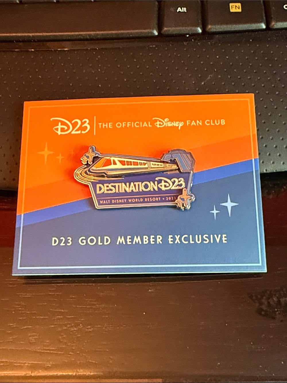 Disney D23 Gold Member Exclusive Monorail WDW Resort 2021 Pin